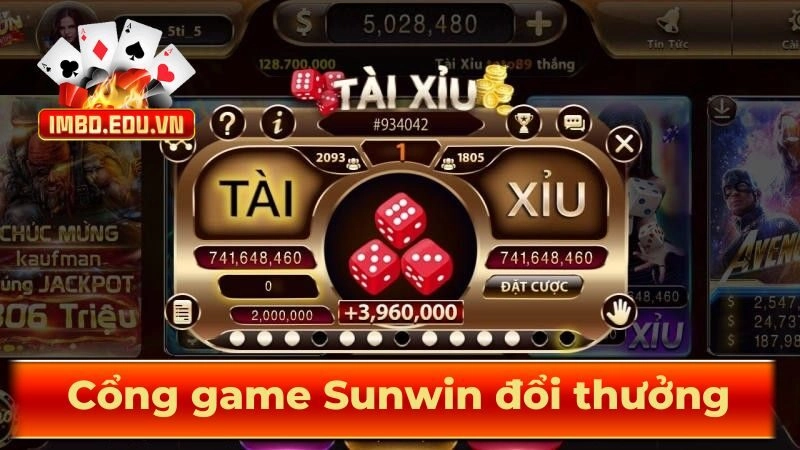 Cổng game Sunwin đổi thưởng