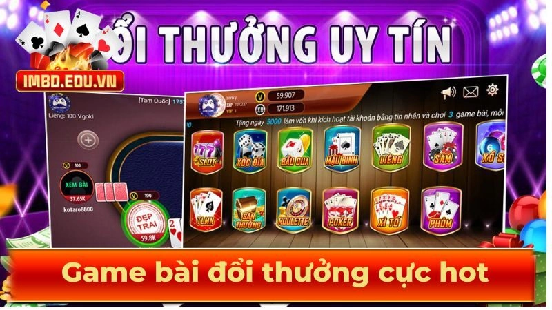 Top game bài đổi thưởng uy tín cực hot